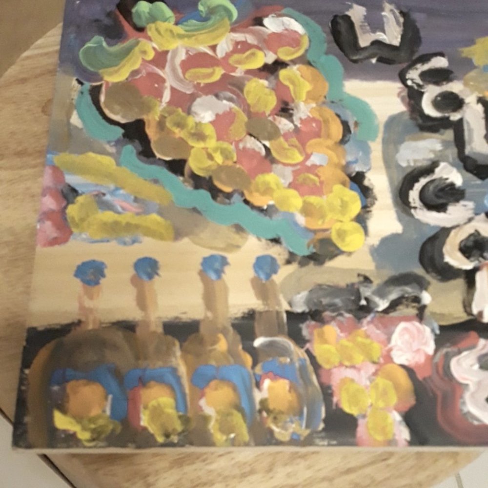 HANDPAINTED SIGNS, MEMORIAL PLAQUES AND mosaic GARDEN ART ready to hang or frame